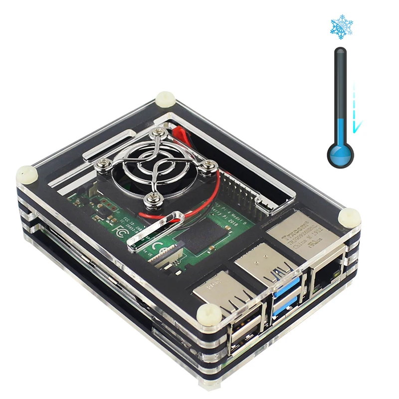 UK Raspberry Pi 4 модели B 1/2/4GB Оперативная память BCM2711 вариант Чехол | SD картой памяти на 32 Гб | переключатель Мощность | Micro HDMI | 9 Слои Чехол | вентилятор