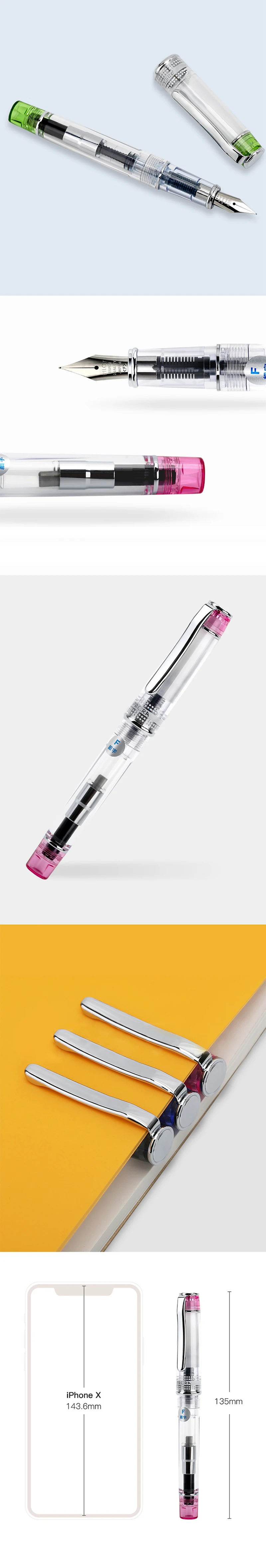 Pilot FPRN-350R авторучка Prera с чернильным конвертером прозрачный корпус F/M наконечник идеальный подарок каллиграфия Пишущие принадлежности