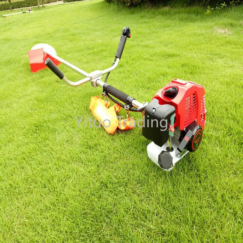 Газонокосилка маленькая многофункциональная двухтактная боковая газонокосилка