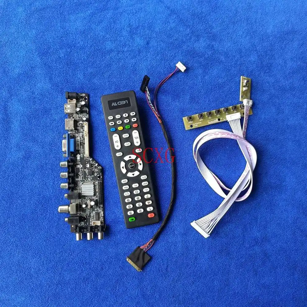 

LVDS 40 Pin Matrix drive board For LP154WE3-TLA1/TLA2/TLB1/TLB2 WLED 1680*1050 Signal digital VGA USB AV DVB HDMI-compatible Kit