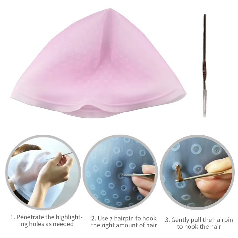 Многоразовая Силиконовая Подсветка для волос яркая искусственная шляпа горячая
