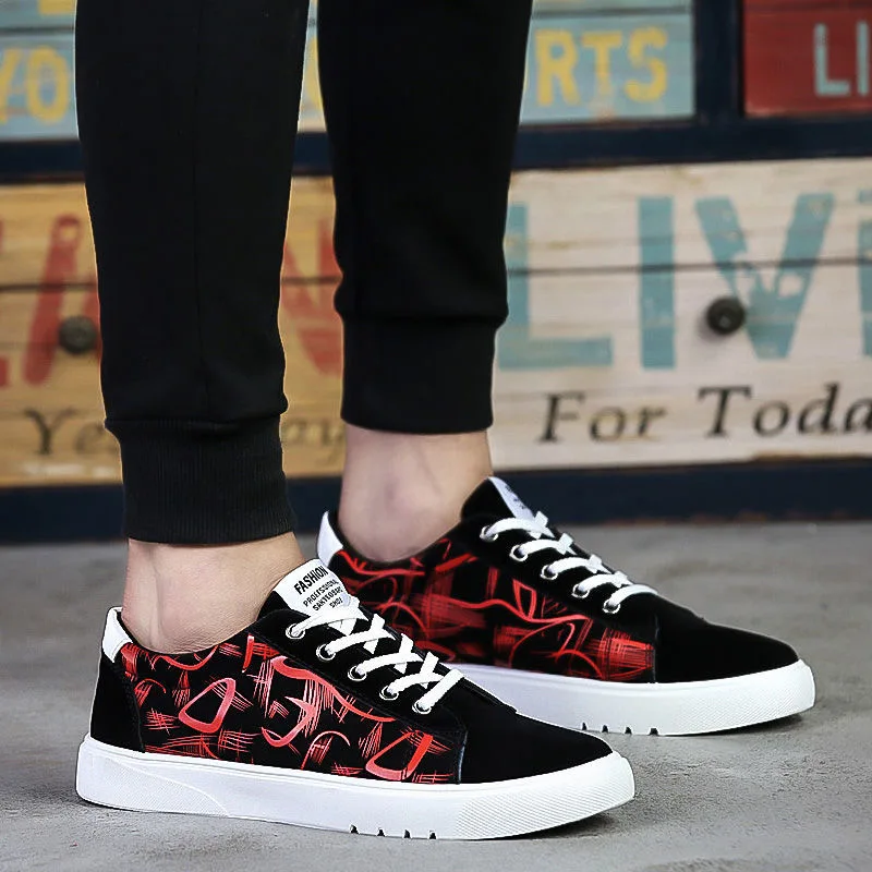 

Men's Oxford Vulcanize Shoes High Top Canvas Shoes Wild Boots Men Casual Sneakers Trend Skateball Shoe Students Flats Shoes