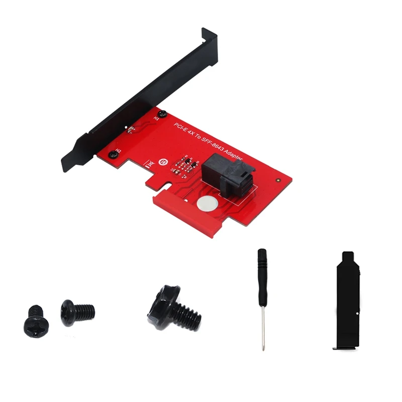 

Карта хост-адаптера PCI Express 4,0 X4 с 36-контактным разъемом Mini-SAS HD SFF-8643 для U.2 (SFF-8639) PCIe-NVMe SSD