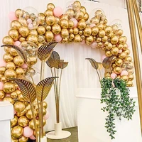 10050pcs 10inch pearl chrome metal latex balloon golden balloon arch birthday wedding kids baby shower party decor toy globos
