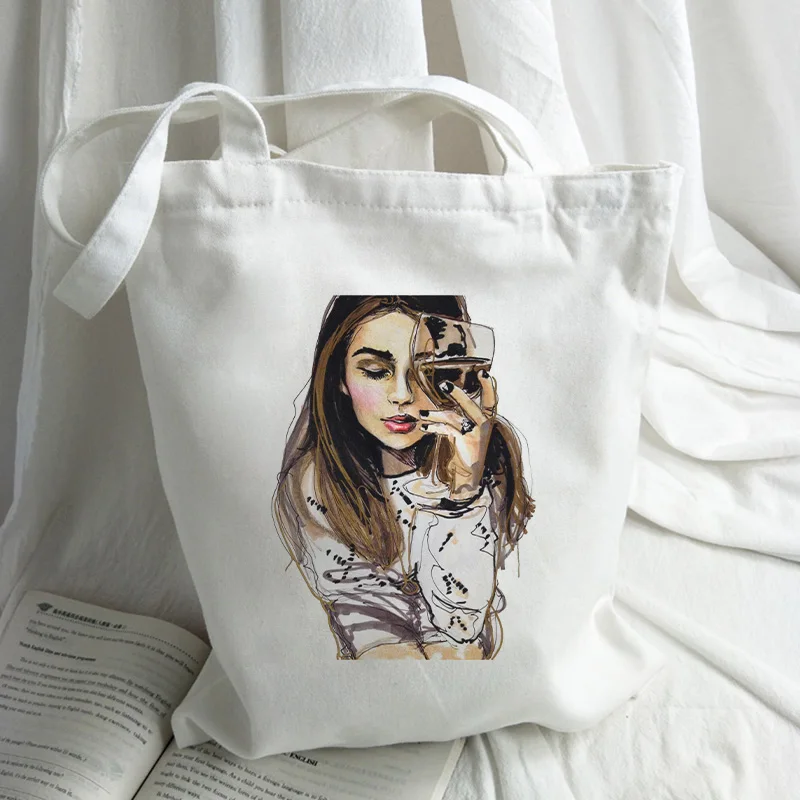 Mature Elegant Women Bag Fashion Shoulder Canvas Bags Street Casual Crossbody Large Capacity Ins Handbag New Retro Playful Purse |