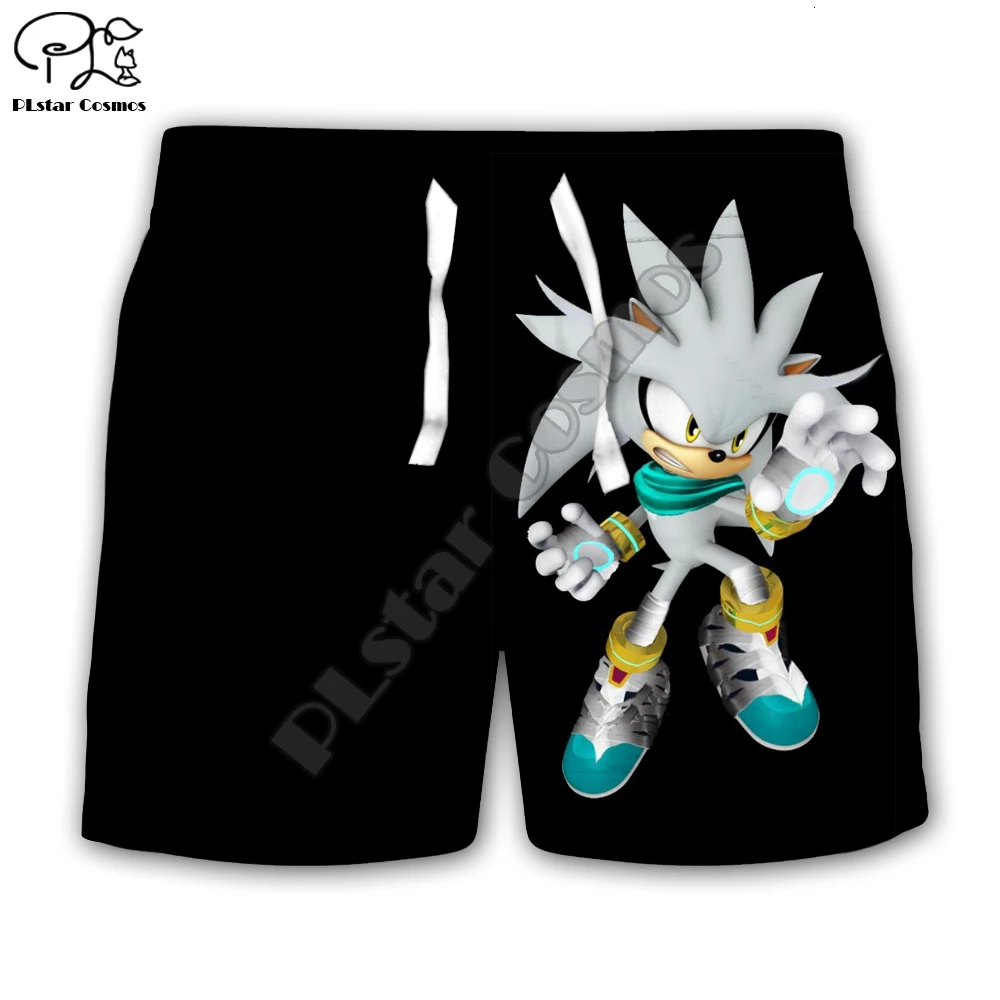 

Kids anime Super Sonic print baby Boy 3d Hoodies set Cartoon The Hedgehog Sweatshirt Child clothing zipper coat tshirt pants