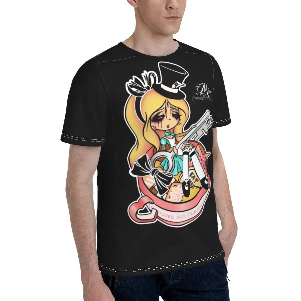 

Футболка мужская бейсбольная с принтом ди Элис, тенниска с принтом Geeky R333, майка европейского размера