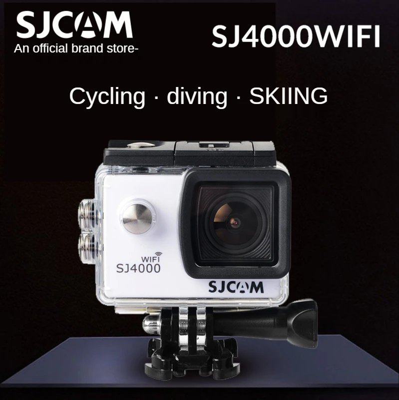 

SJCAM Action Camera 4Ksj4000 Air Waterproof with 16Mp Wifi Digital Camcorder 170D 2.0 Inch Screen High-Definition Dv Camcorder