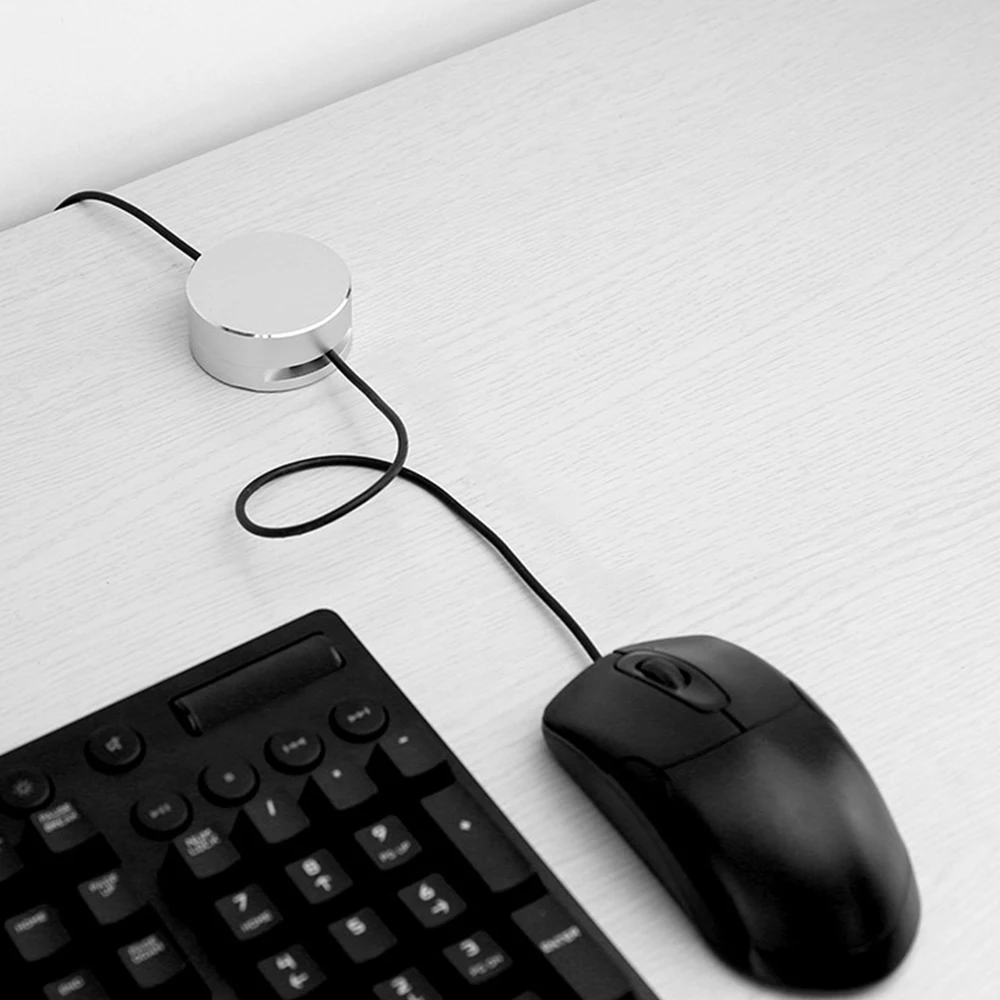 Металлический магнитный Настольный органайзер для кабеля передачи данных