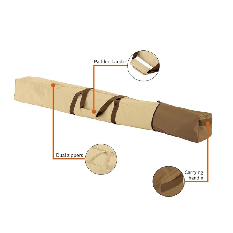 Открытый 420D покрытием водонепроницаемый ткань Оксфорд зонтик пылезащитный
