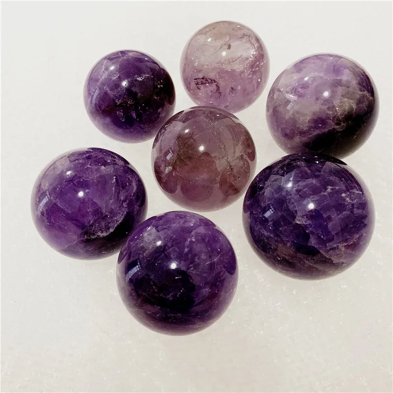 

wholesale prices50-60mm globe Natural amethyst quartz ball reiki healing crystals sphere for home decoration