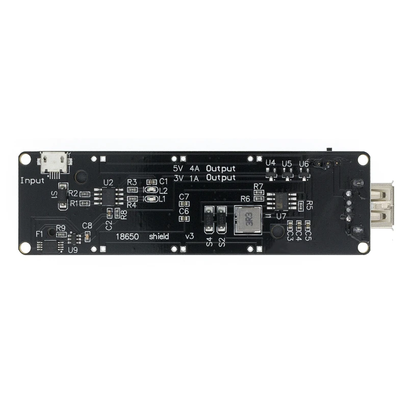 

ESP32 ESP32S For Wemos For Raspberry Pi 18650 Battery Charge Shield Board V3 Micro USB Port Type-A USB 0.5A For Arduino Charge