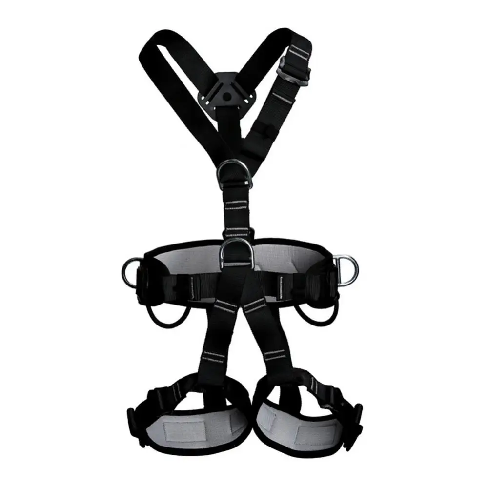 Черный 160-190 см регулируемый Безопасность веревка для всего тела на открытом