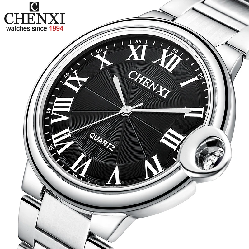 CHENXI Роскошные брендовые кварцевые часы для мужчин и женщин водонепроницаемые