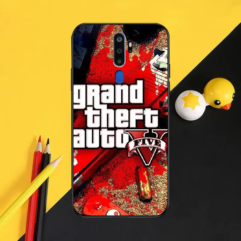 PENGHUWAN Горячая Grand Theft Auto GTA 5 DIY чехол для телефона с рисунком в виде ракушки Oppo A5 A9 2020