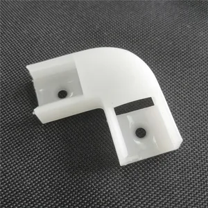 Пластиковые угловые разъемы, алюминиевый профиль, держатель канала, 90 градусов, молочно-белый, 4,5 см для светодиодной ленты, световой светильник сы, в плоской форме