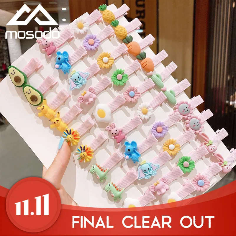 

Lovely New Fashion Hair Clip Sets For Children Flower Animal Cartoon Hairpin Baby Girl Princess Accessories Hair Pin For Girls