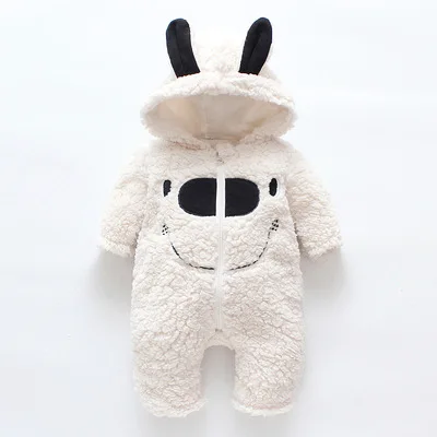 Style2 White Зимние детские колготки; детские толстовки из кораллового флиса; комбинезоны; Одежда для новорожденных и малышей - Цвет: Style2 White