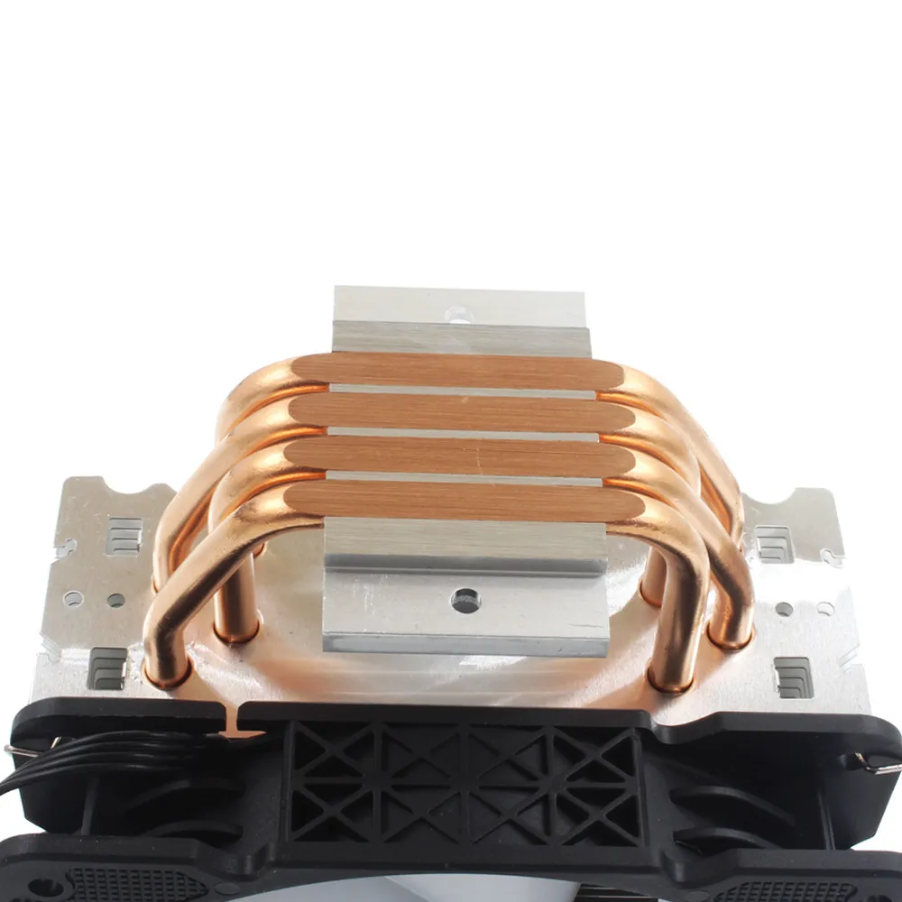 CPU Cooler 4pin 12025 Quiet Cooling Fan 4 Heatpipe Radiator for Intel LGA 1150 1151 1155 1156 1366 2011 AMD AM3 AM4 Cooling images - 6