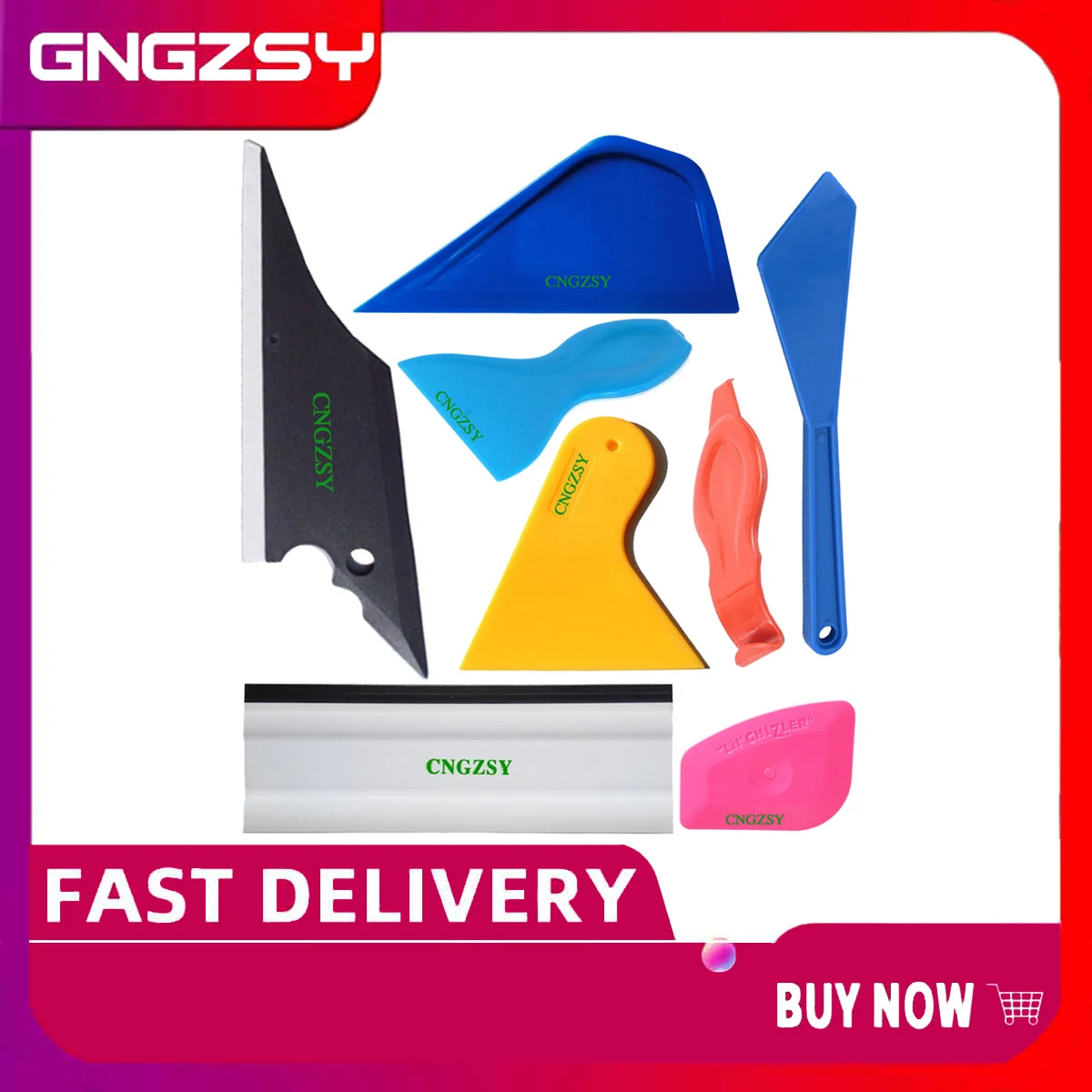 

Пластиковый скребок для автомобильных наклеек, инструменты для упаковки окон, тонировка, скребок для уборки дома, виниловая пленка, инструмент для удаления пузырьков воздуха K81