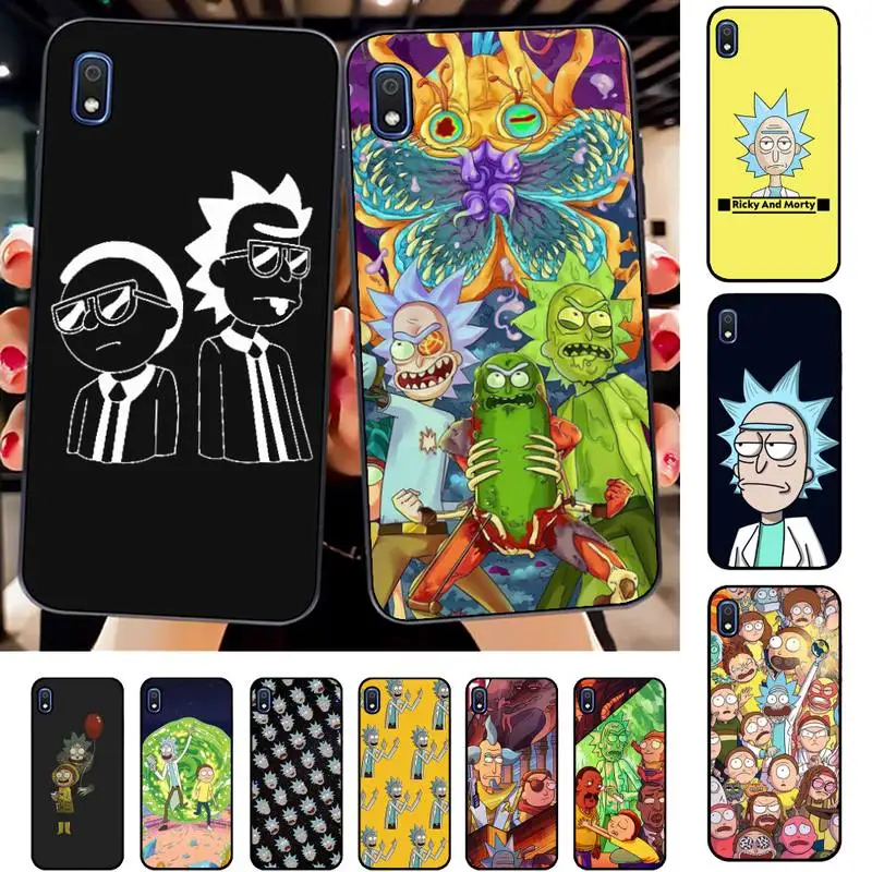 

Anime Pick Rickks Phone Case for Samsung A51 01 50 71 21S 70 31 40 30 10 20 S E 11 91 A7 A8 2018