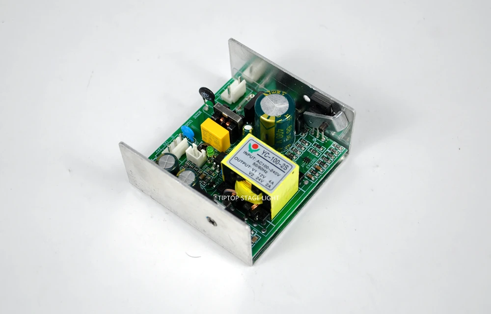 Светодиодный подвижный головной светильник TIPTOP YC 100 Вт 12 В 24 7 х10 источник питания