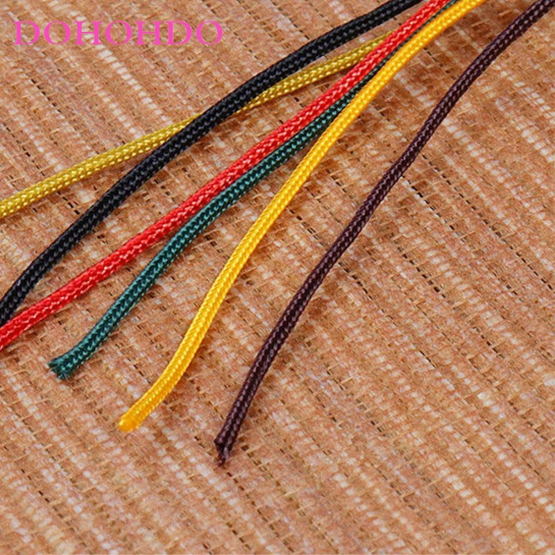 0.8mm 1mm 1.5mm 2mm Cotton Nylon Cord Thread Chinese Knot Macrame Braided String DIY Rope Bead Bracelet Jewelry Making | Украшения и