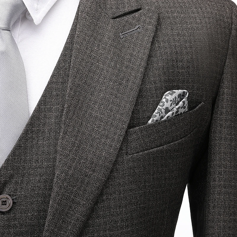 

Men's Suit 3 Piece Jacket Vest Pants Sets Wedding Groom Slim Fit Tuxedo Suits Ropa Hombre Elegante Business Blazer Party 2020