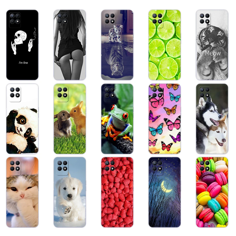 for realme 8i case 6 6inch silicon back cover for oppo realme8i soft case rmx3151 phone case bumper funda tpu coque capa etui free global shipping