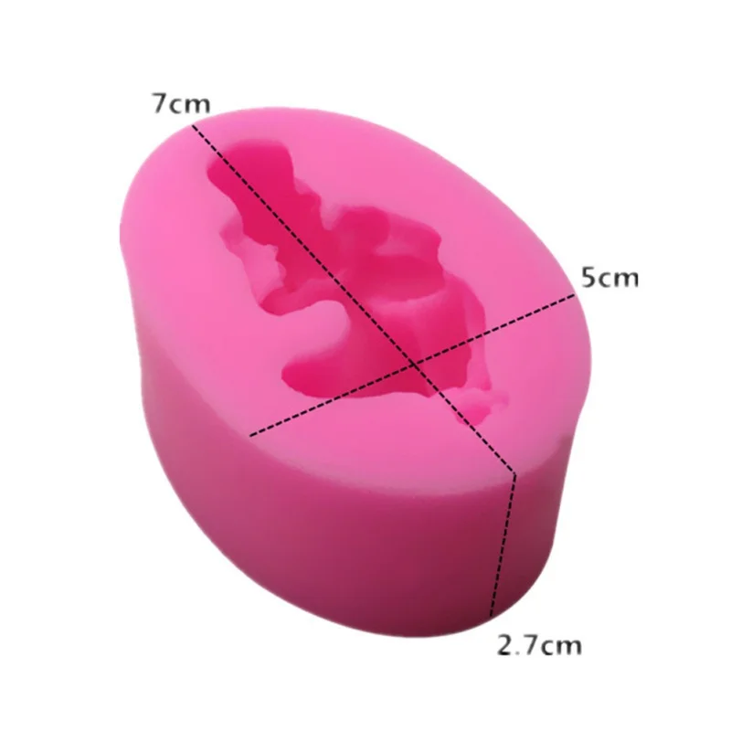 Уникальный силиконовый торт плесень 3D в форме спящего младенца шоколадный