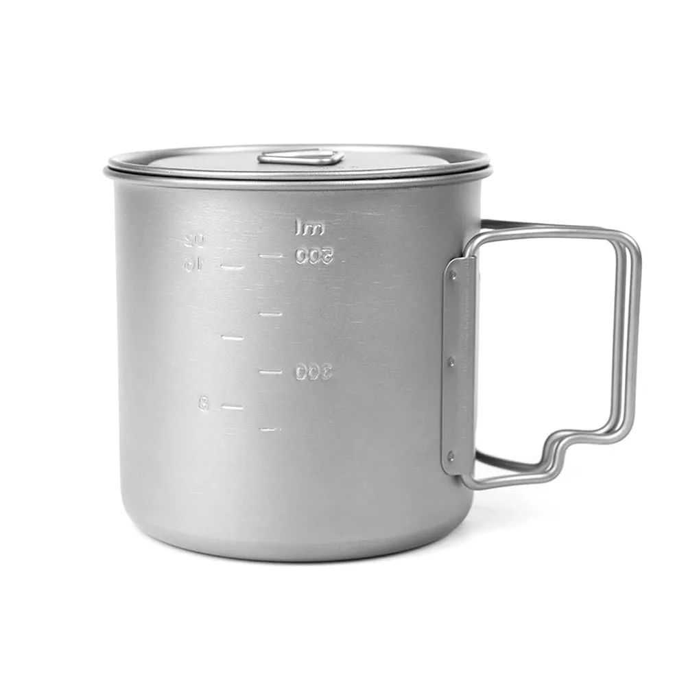 

Titanium Water Cup Outdoor Portable Camping Mug Camping Titanium Cup