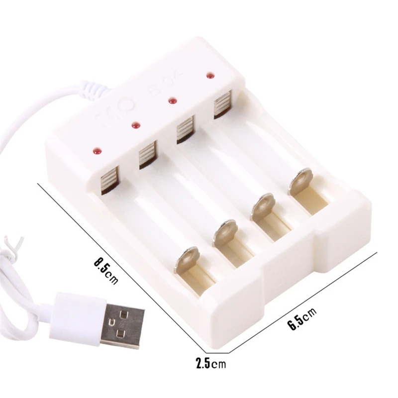 Универсальное умное зарядное устройство USB с 4 слотами для AA/AAA 5 № 7