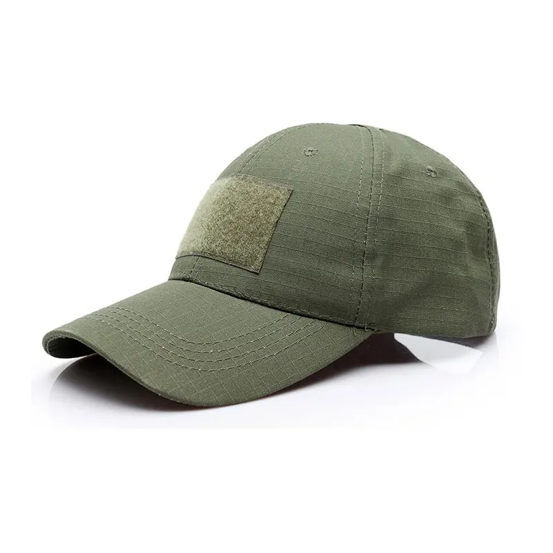 Army Green Уличная охотничья шляпа шапка тактическая спортивная бейсболка кепки с полосками камуфляжная шляпа простота Военная армейская камуфляжная шапка для мужчин шапка для взрослых - Цвет: Army Green
