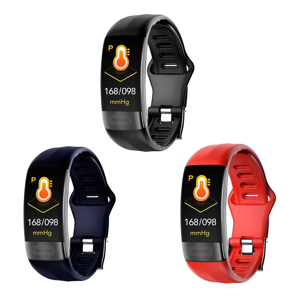 

IP67Waterproof Color Screen Smart Bracelet ECG HRV Heart Rate Blood Pressure Monitor Health Wristband Fitness Tracker