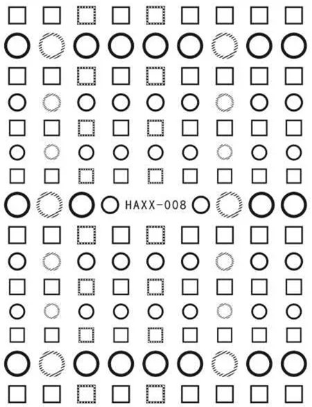 Новейшая модель LSIKA, LSK-61-213METAL, золото, серебро, серия, специальная линия, дизайн 3D, дизайн ногтей, письмо, Модный шаблон, наклейка, переводная наклейка - Цвет: HAXX-8 BLACK