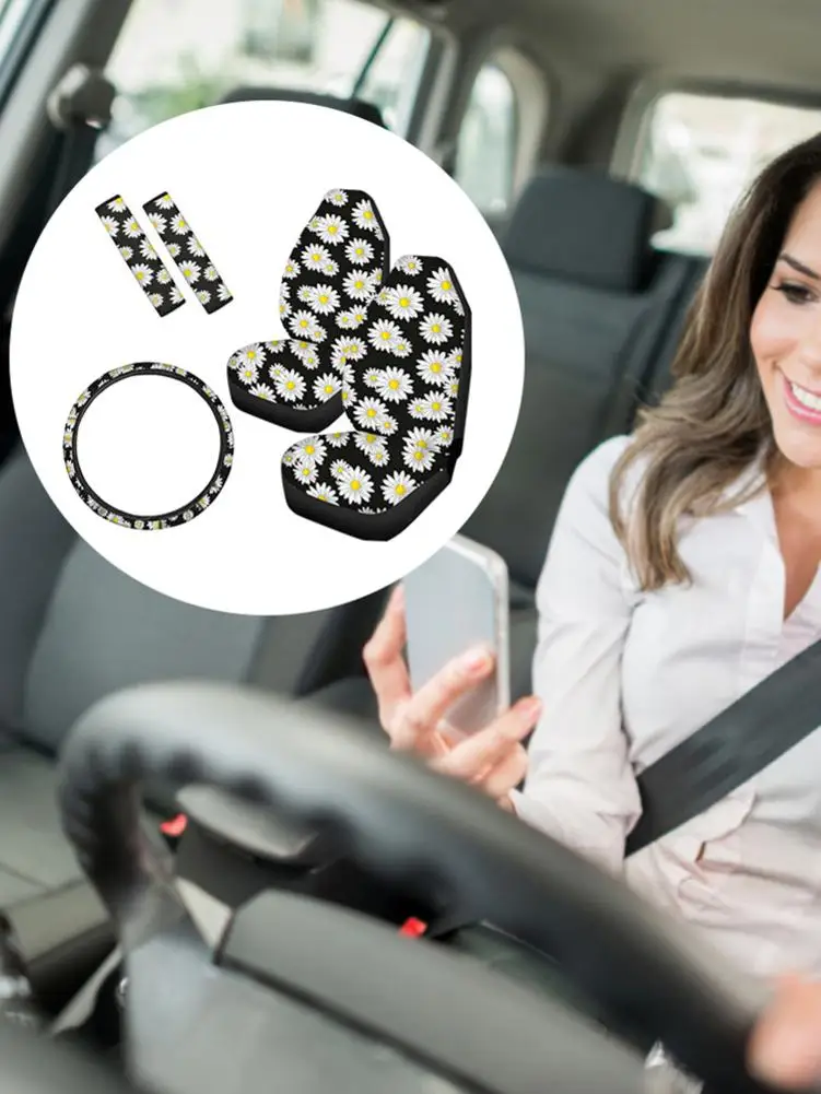 Комплект чехлов для автомобильных сидений 6 шт. чехлы передних автомобиля с