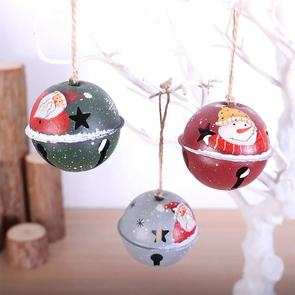 Новое Рождественское украшение подвеска в виде Санта-Клауса женская колокольчик