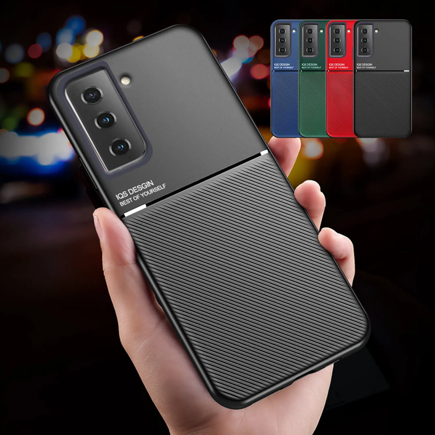 

Shockproof Case For Samsung Galaxy S21 Ultra S20 Plus S20 FE Note 20 Ultra S10 S9 S8 Note10 Note9 Magnet Hybrid TPU Matte Cover