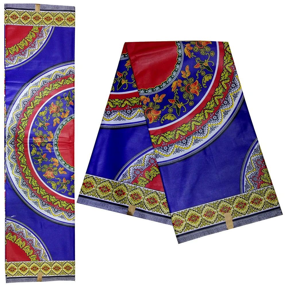 Африканская вощеная ткань принтом настоящая Вощеная Ткань 6 ярдов 100% хлопок