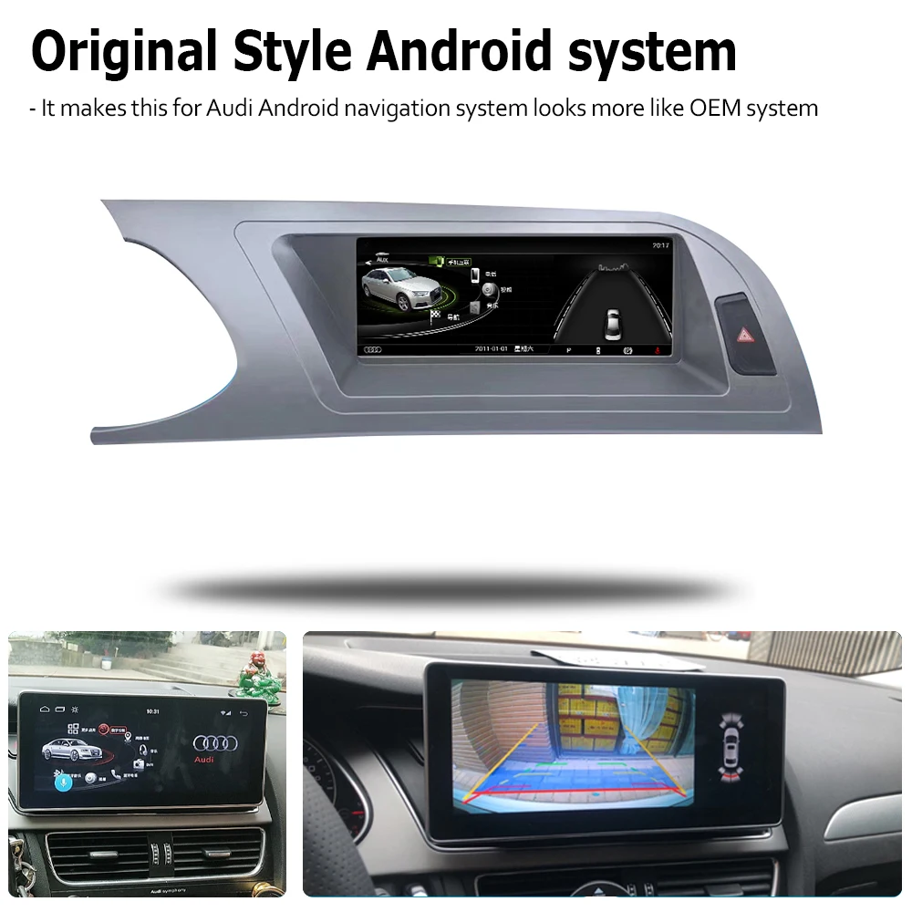 8 &quotAndroid 2G RAM для Audi A4 8K 2008 ~ 2012 MMI GPS сенсорный экран мультимедийный плеер Стерео