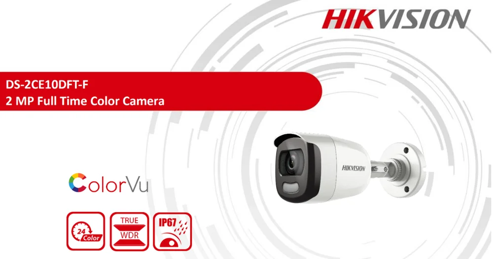 Камера видеонаблюдения Hikvision 4 в 1 новая международная версия с 2 мегапиксельной