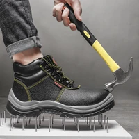 work boots men safety shoes indestructible steel toe shoes men puncture proof work shoes sneakers man anti smashing safety boots