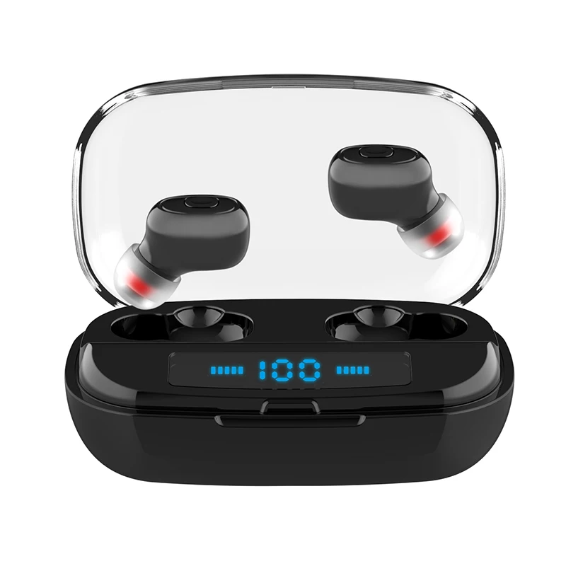 Беспроводные наушники Xi10S Bluetooth 5 0 светодиодный цифровой дисплей вкладыши