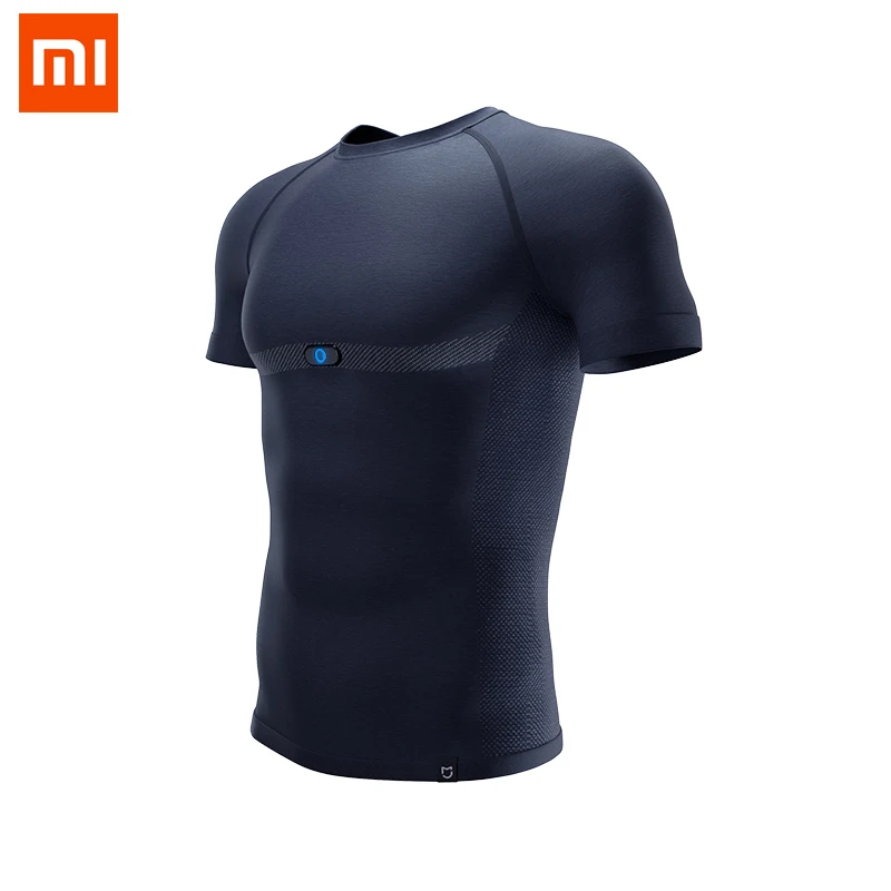 Спортивные мужские футболки Xiaomi Mijia умный свитшот с функцией отслеживания