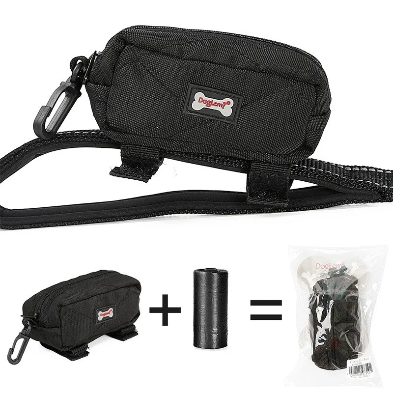 

Portable Puppy Dog Poop Scooper Bags Pet Dispenser Garbage Bag Set Dogs Training Snack Bag Outdoor Waist Pouch Large Capacity