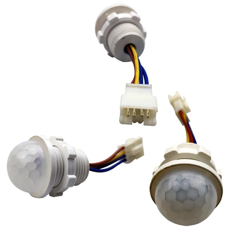 Motion sensor Detector Automatic Corridor Round Outdoor AC 85-265V Low voltage DIY LED Garage Infrared PIR Light Switch | Освещение