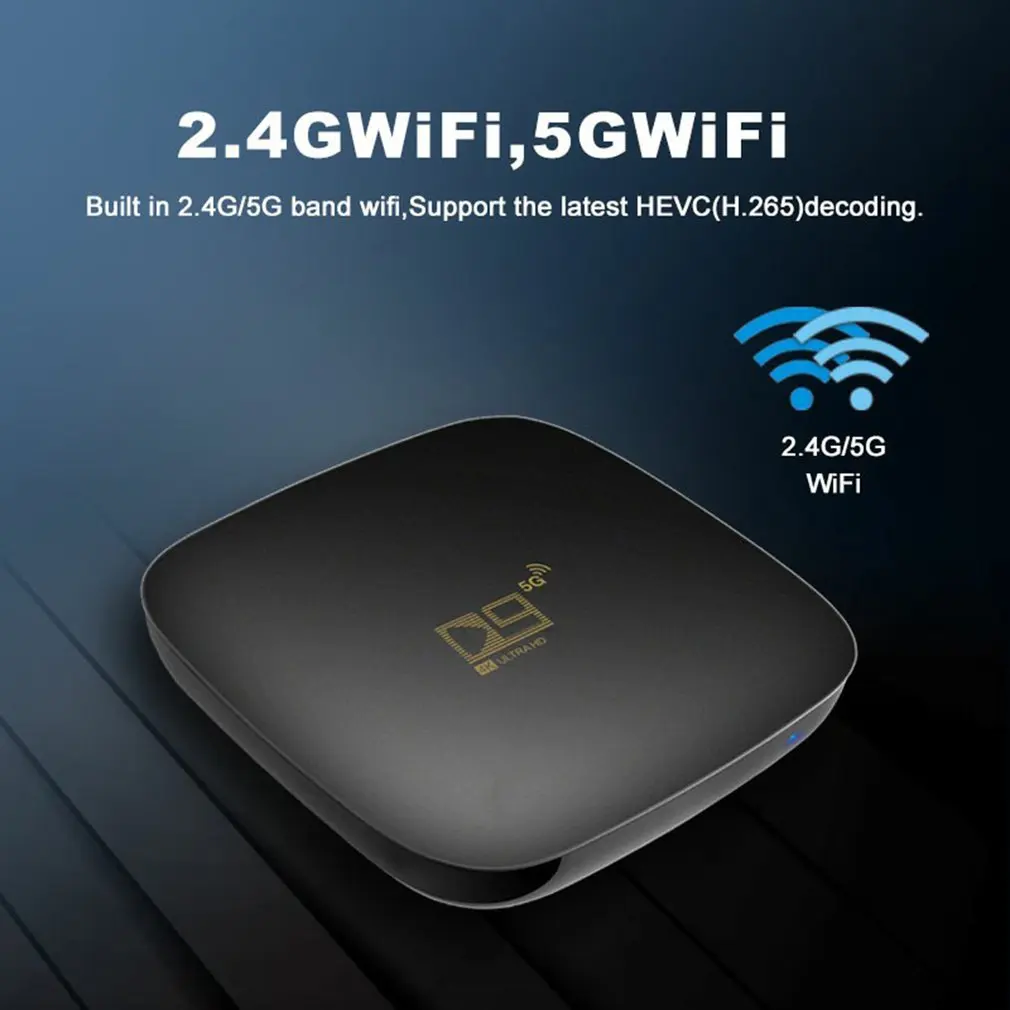 Умная ТВ-приставка Android 10 мультимедийный плеер D9 HD 3D 4K 1080P H.265 четырехъядерный