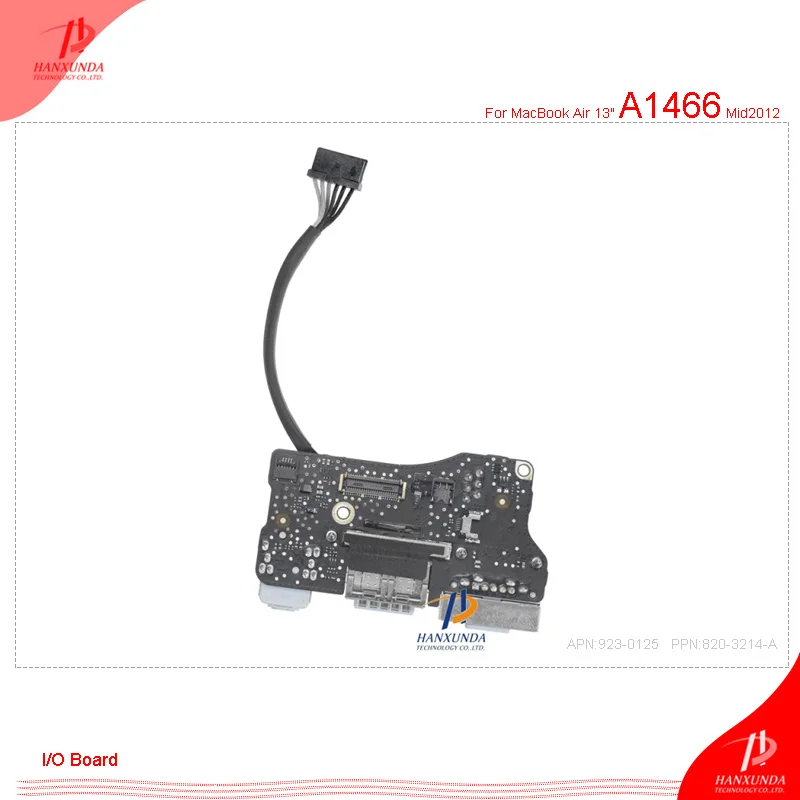 Оригинальная плата ввода/вывода USB для ноутбука 820 3455 A разъем постоянного тока 923