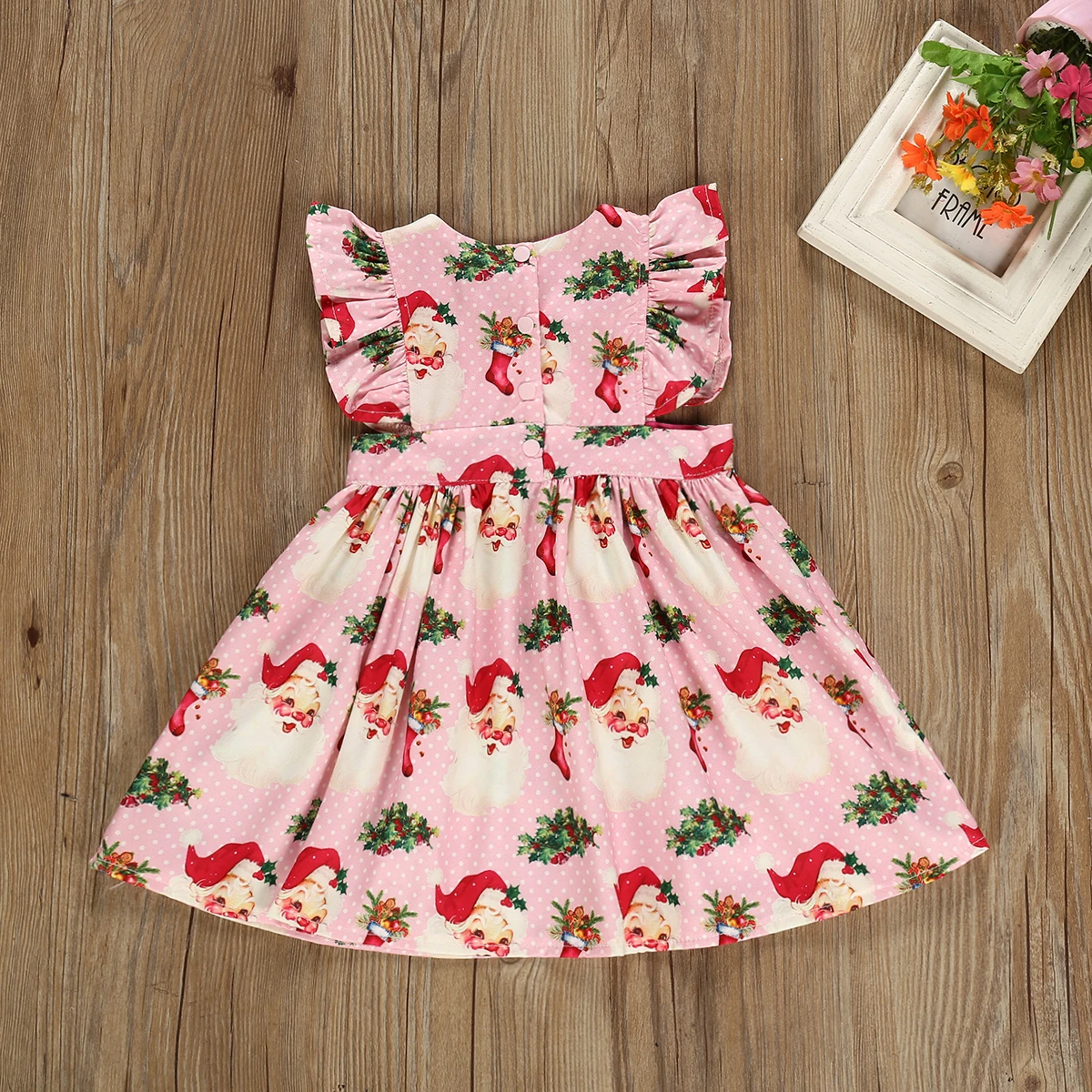 2019 рождественское платье детское принцессы без рукавов для маленьких девочек