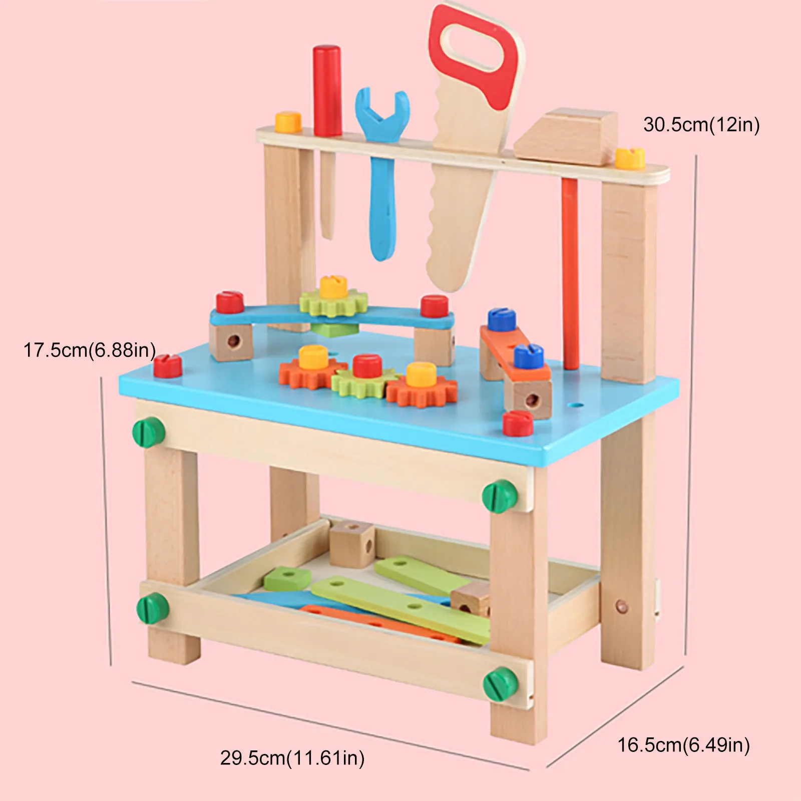 

New Wooden Disassembly Assembly Stool Chair Simulation Repair Tool Toys Play House Hands-on Ability Training For Children Gifts